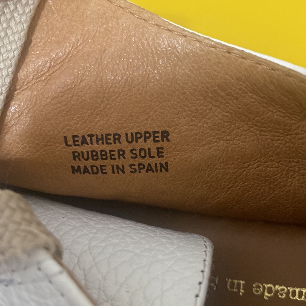 Maypol Anthropologie White Espadrille Leather Shoes - Picture 8 of 10